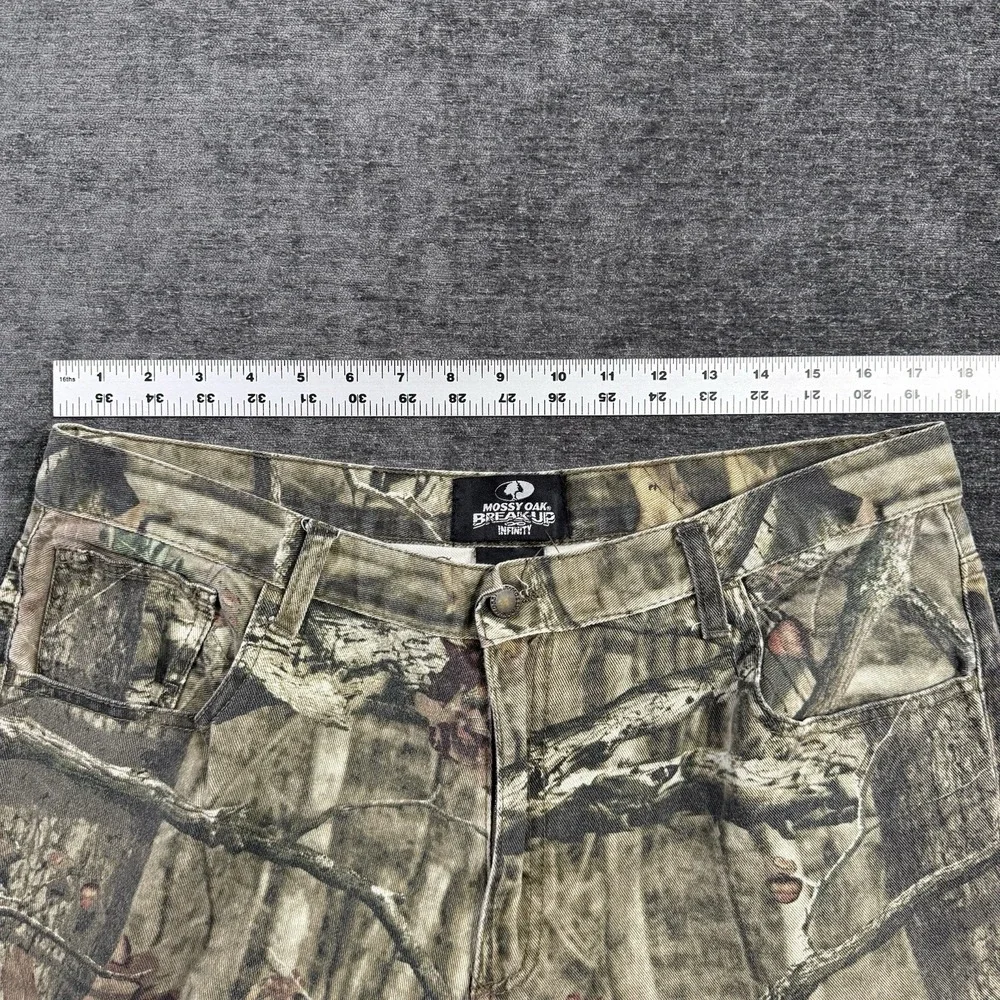 Mossy Oak Break-Up Infinity Pants Men's 38x30 Green Camo Hunting‎ Cotton Outdoor
